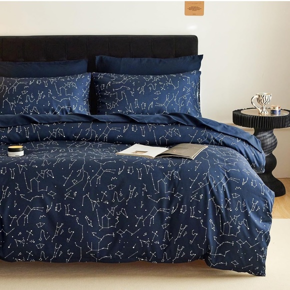 Wake In Cloud - Constellation Duvet Cover Set, Space Witchy Star Celestial - Picture 1 of 3